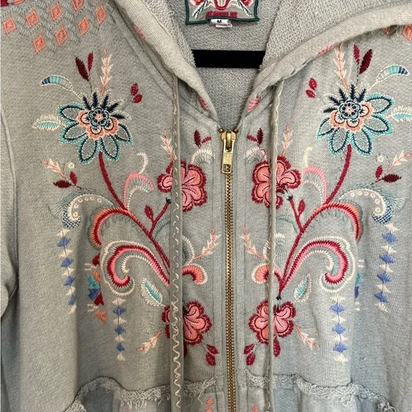 Johnny Was Tua tiered hoodie - Picture 7 of 7